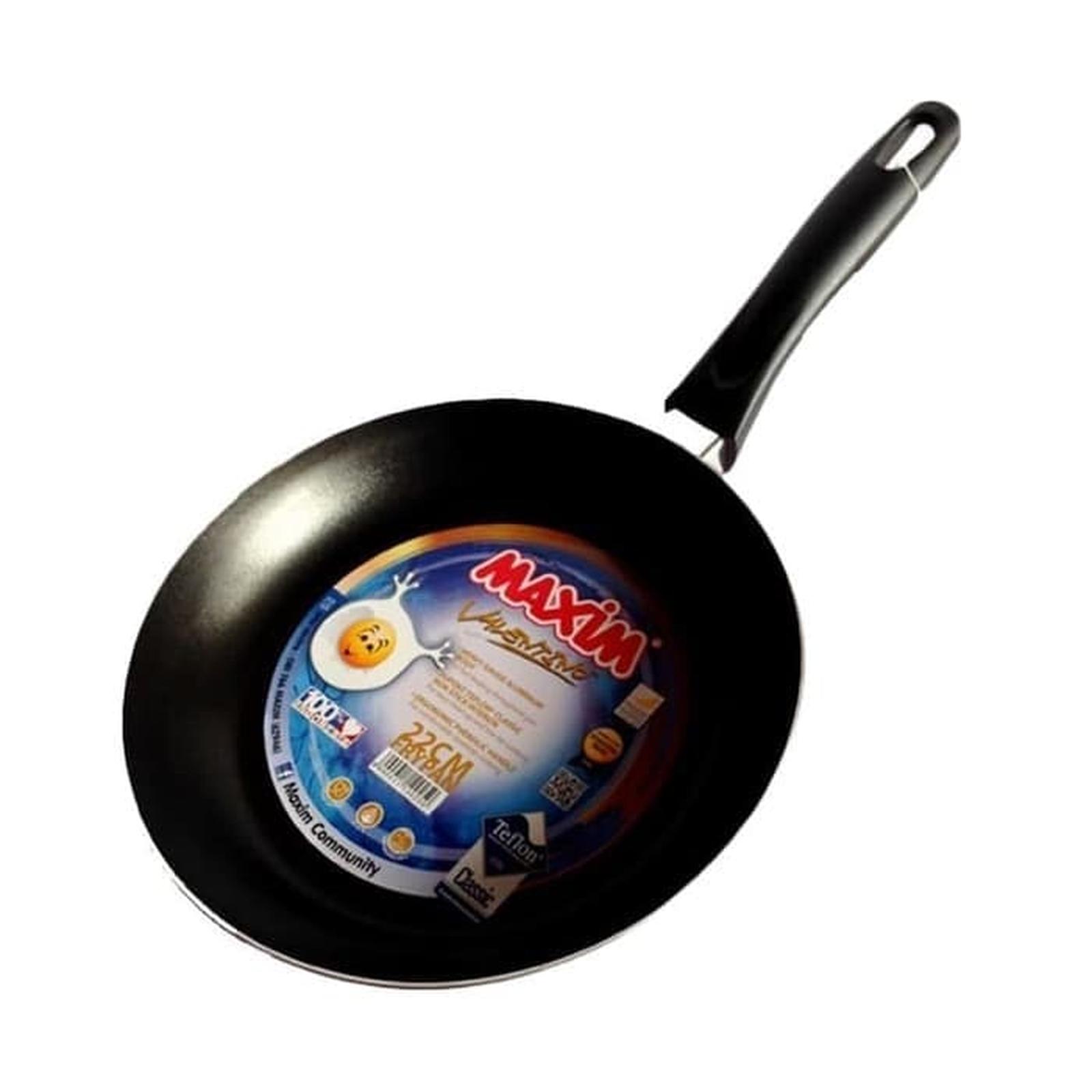 Maxim valentino fry pan teflon 22cm/ wajan teflon maxim Termurah
